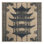Machine Washable Art Deco Brown Area Rug