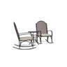 Tortuga Outdoor Metal Garden Rocker - 3Pc Set (2 rockers, 1 side table ...