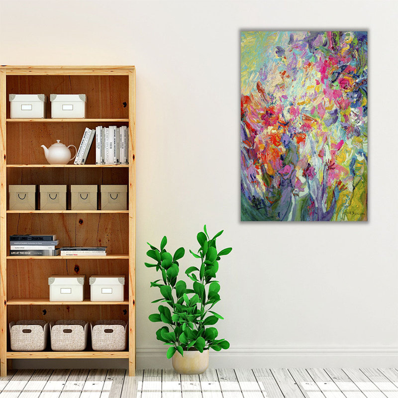 «Bold Flourish I», reproduction d'art sur toile, H 60 po x l 40 po