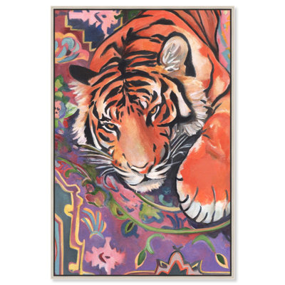 «Tigers Journey Canvas Miami Inspired Art Prints» par Art Remedy