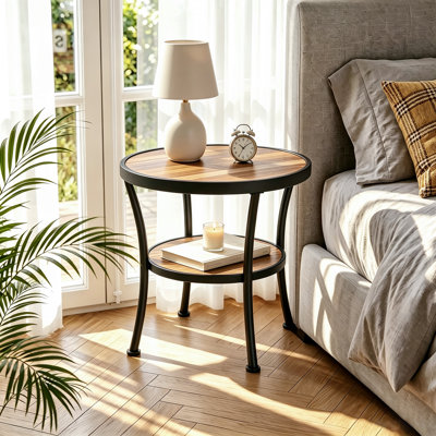 Aderes Side Table with Storage
