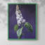 FLORAL Series CCXXX  -Premium Framed Print -Ready to Hang - No Nails Required