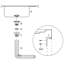 Belfry Kitchen Tomlinson 500mm W Single Bowl Steel Kitchen Sink with 1 Faucet Hole