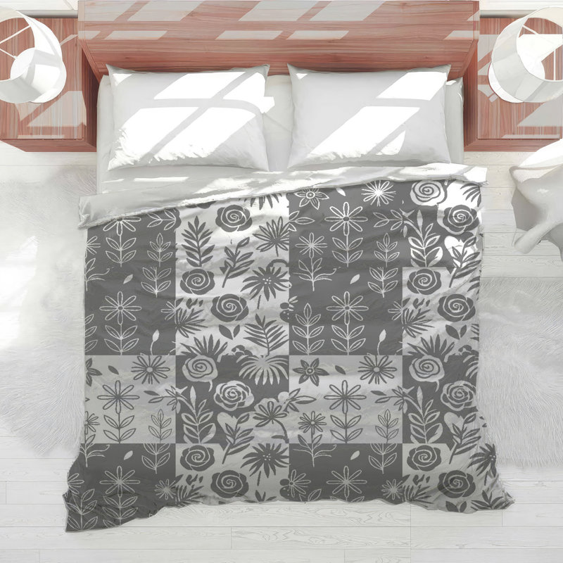 Floral Botanical Pattern Comforter, Queen