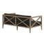 Northlake Outdoor Teak Loveseat In Weathered Grey Flint-123103159