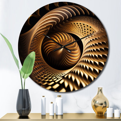Horloge murale Op-Art Retro