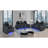 Duran Black Power Reclining Loveseat With Power Headrest, LED And Bluetooth Speaker-1765601454