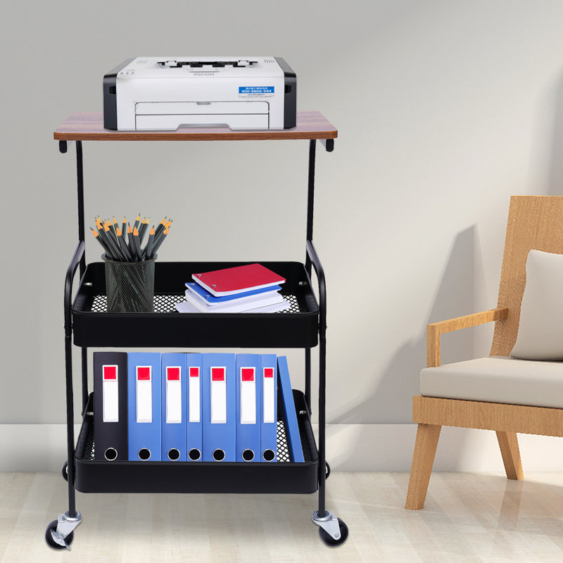 29.21'' H x 16.93'' W Printer Stand with Wheels