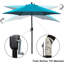 Parasol de marché inclinable 90 po Keiwarren-240370483