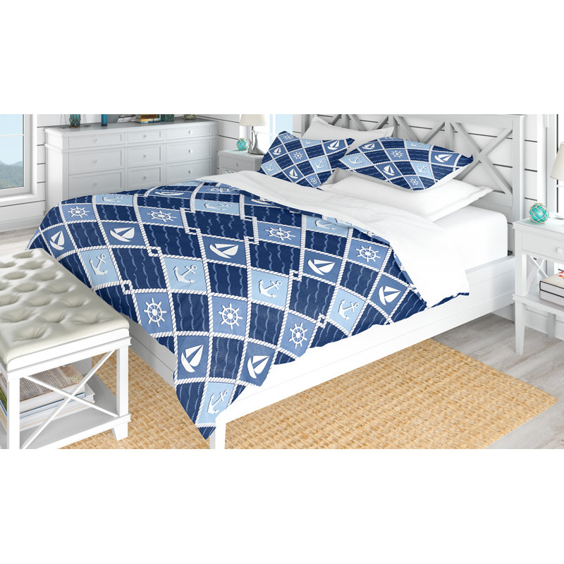 Ensemble de housse de couette Designart, Housse de couette très grand + 2 taies décoratives