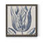 Indigo floral sur lin VI - reproduction encadrée de qualité supérieure - prêt à être accroché - impression encadrée sur papier-1607623000-1607652881-1607646673