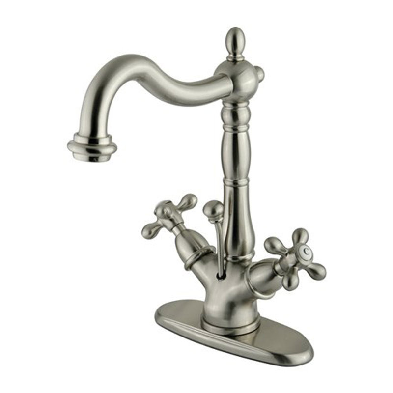 Robinet pour salle de bain à un trou Heritage, Bronze huilé