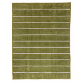 Green Flatweave Cotton Rug - 8'10" x 11'10"