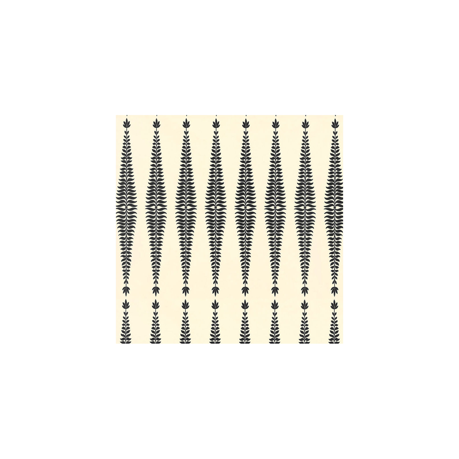 Fern Tree Wallpaper, Noir