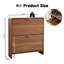 Armoire de rangement pour chaussures 16 paires avec 2 tiroirs rabattables-1569946928