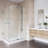 Pacifica 36" W x 48" D x 79" H Hinged Frameless Shower Enclosure with 3/8  Clear Glass&Base-1405271063-1405271064