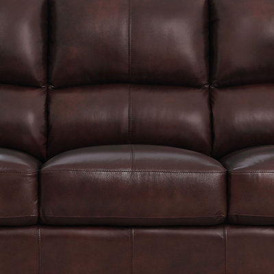 Xack 4pc Leather Sofa Collection, Brown