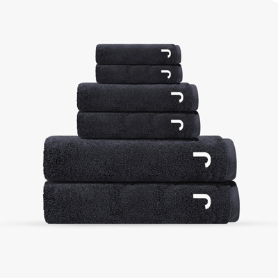 Monogrammed Cloer 6 pcs Turkish Towels Set