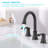 Widespread 2-handle Bathroom Faucet with Drain Assembly-87426668