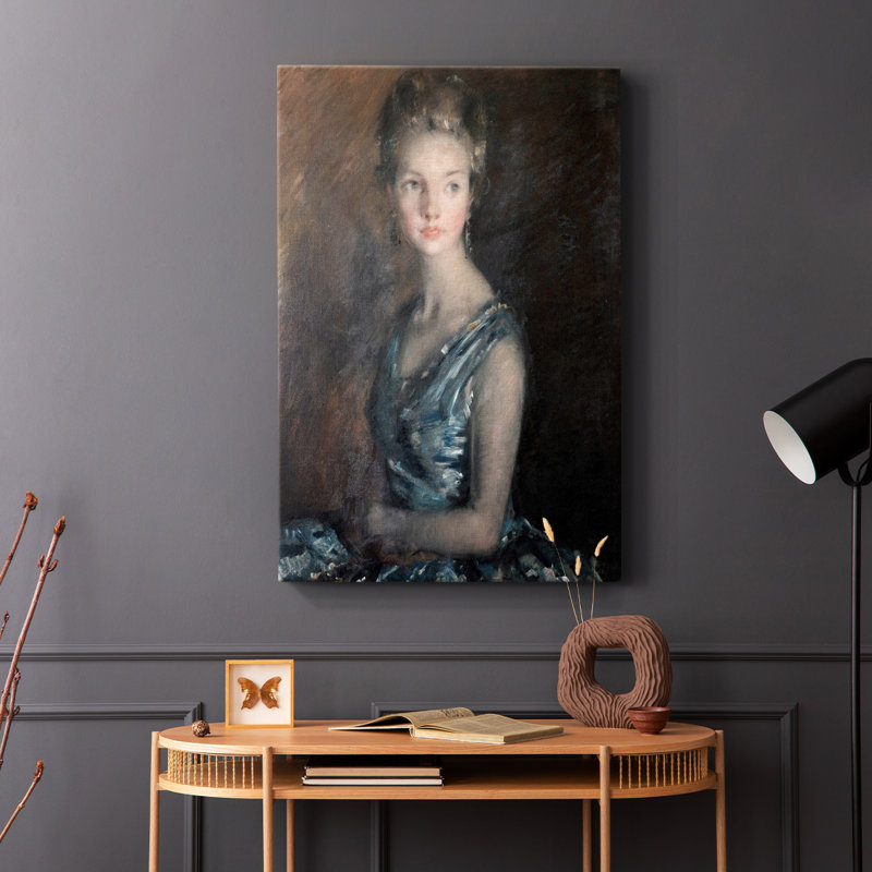 Impression de portrait rétro XCVII - galerie Cavas, H 18 po x l 12 po