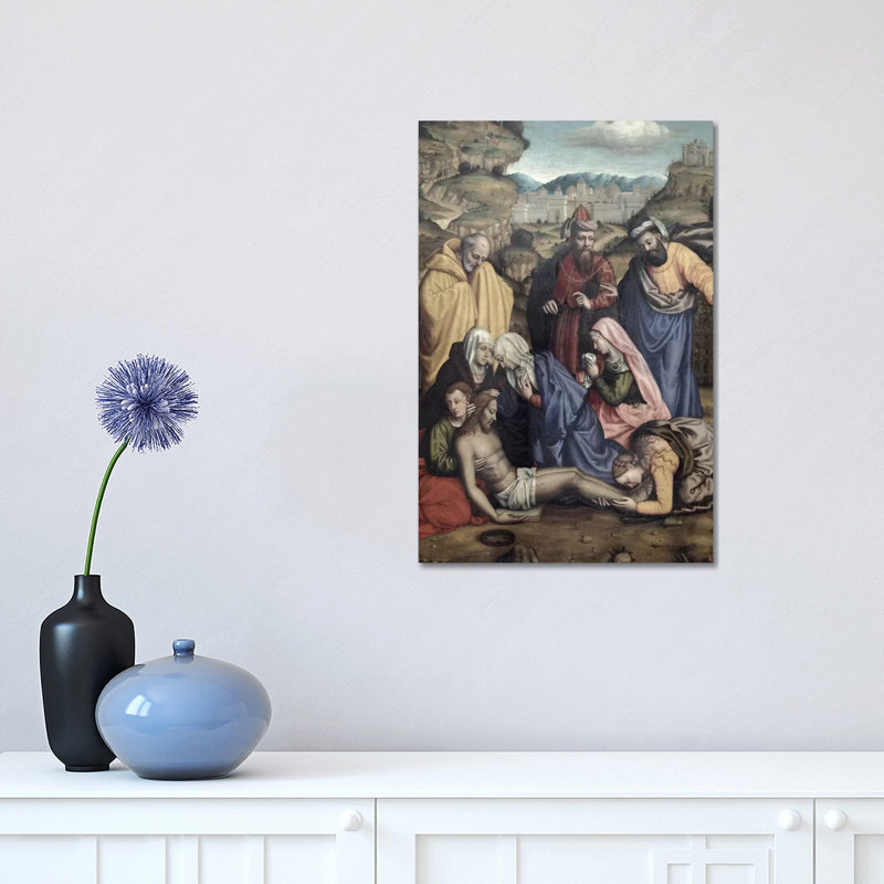 Lamentation, 1550 by Sister Plautilla Nelli - Wrapped Canvas Painting, 45.72cm H x 30.48cm W x 1.905cm D