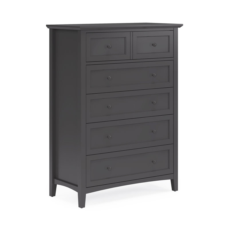 101.6cm W 5 - Drawer Chest of Drawers, Black