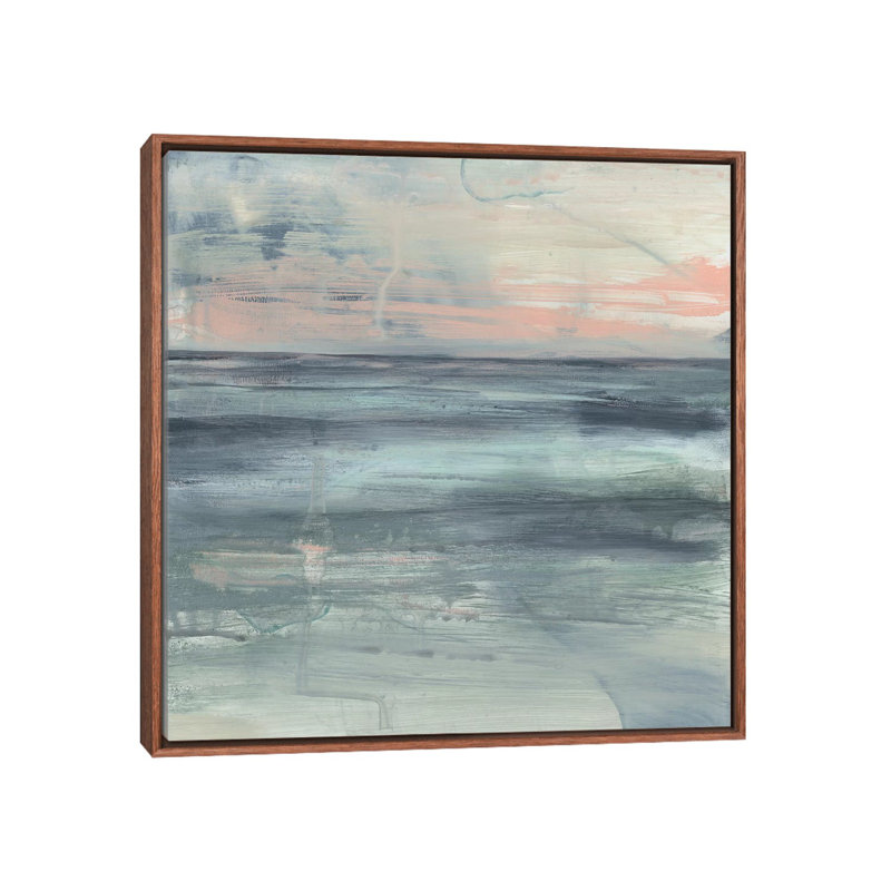 "Pastel Coast I" par Jennifer Goldberger, reproduction d’art, H 37 po x l 37 po x P 1,5 po