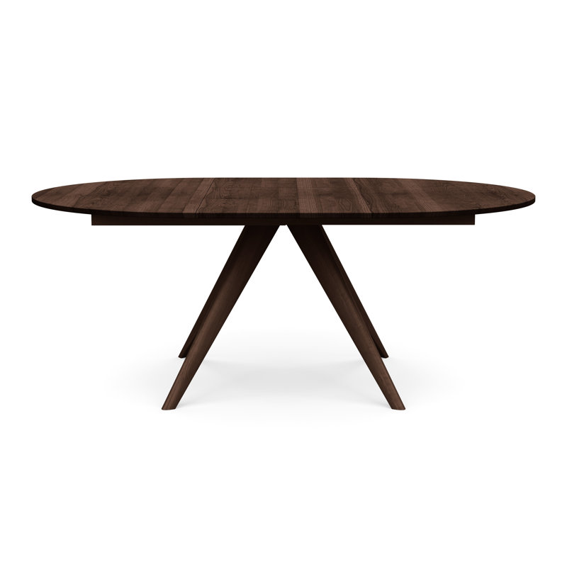 Catalina Round Extension Table, Smoke Cherry, 60" L x 60" W