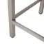 Table de bar d'extérieur à cadre en aluminium 43 po avec plateau en verre-808485922