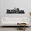 Décoration murale en bois San Francisco City Skyline - bouleau blanc baltique (46 po x 13,5 po)-2010258979-2010258987
