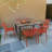 Carachure Rectangular 7 - Piece 6 - Person 100Cm L Outdoor Table Set-776803250