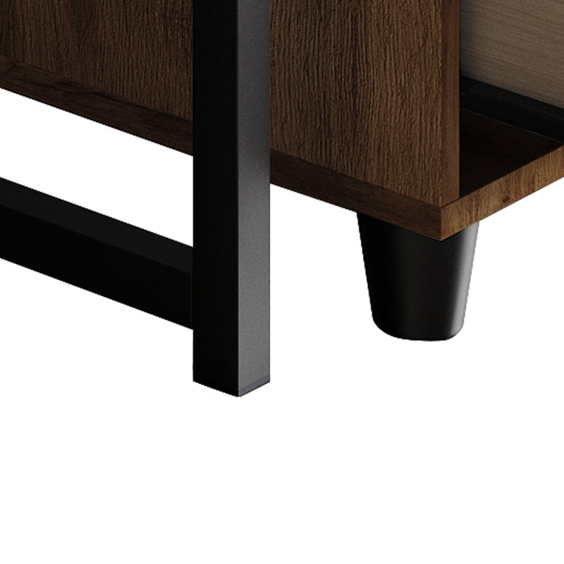 Bureau d'écriture avec armoire latérale Minimalist - chêne clair, Chêne clair