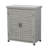 Potting Bench With Storage Cabinet And Metal Table Top For Outdoor Patio