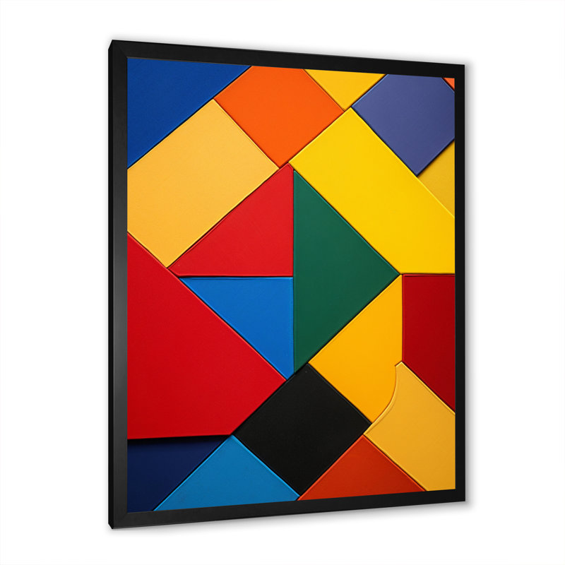 «Herson Baseball Vibrant Bases», reproduction sur toile, Cadre photo noir, H 20 po x l 12 po x P 1 po