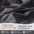Luxclub 4 PC Dark Gray Queen Silky Soft Cooling Extra Deep Pocket Performance Sheet Set-123418262-123418292