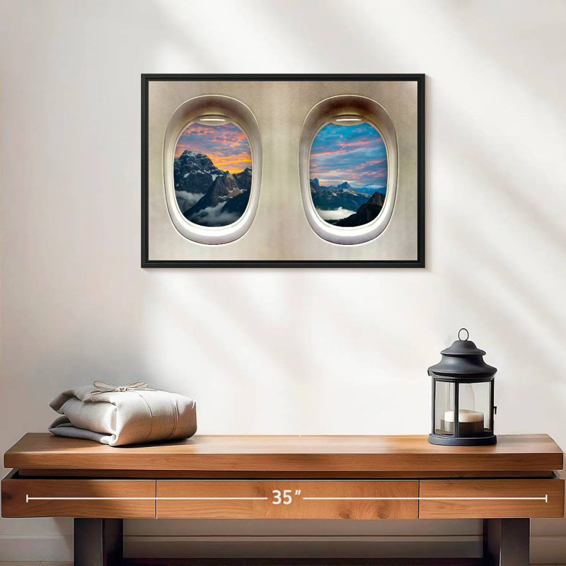 Mehar Transcontinental Airplane Windows, 13" H x 19" W