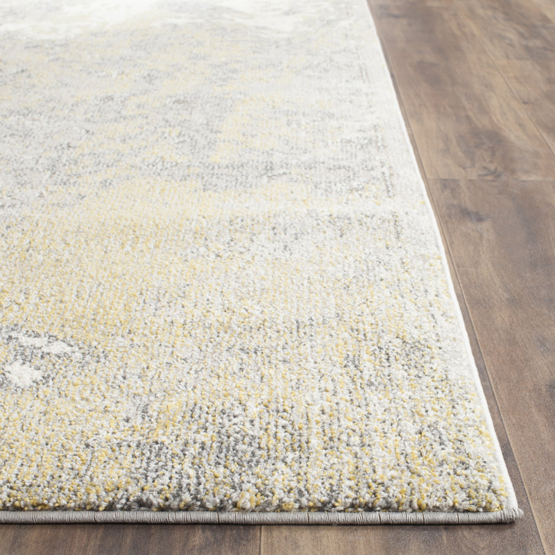 Kellen Abstract Hand Woven Area Rug, Rectangle 201 x 279 cm