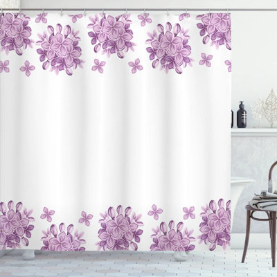 Shower Curtain with Hooks Included