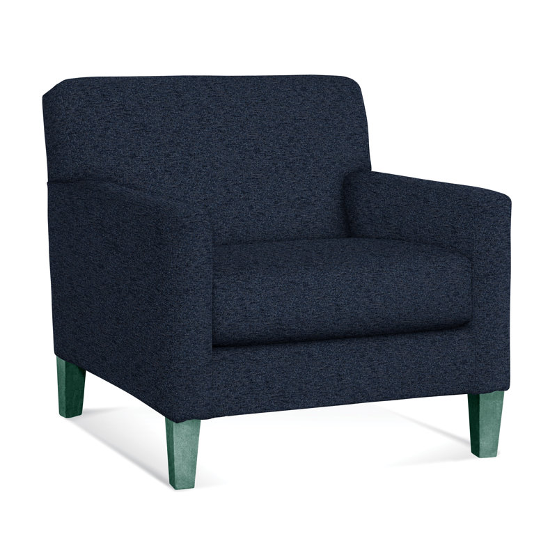 Tampa Upholstered Armchair, Basic Navy; 0317-61, Flax