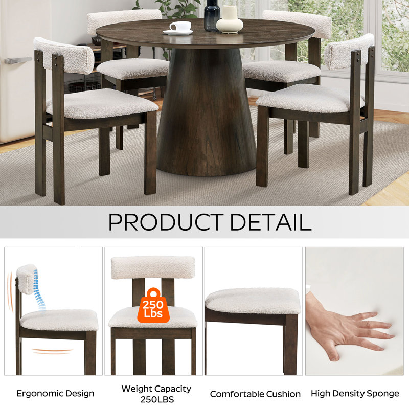 71in Double Pedestal Dining Set | Latitude Run® | Wayfair