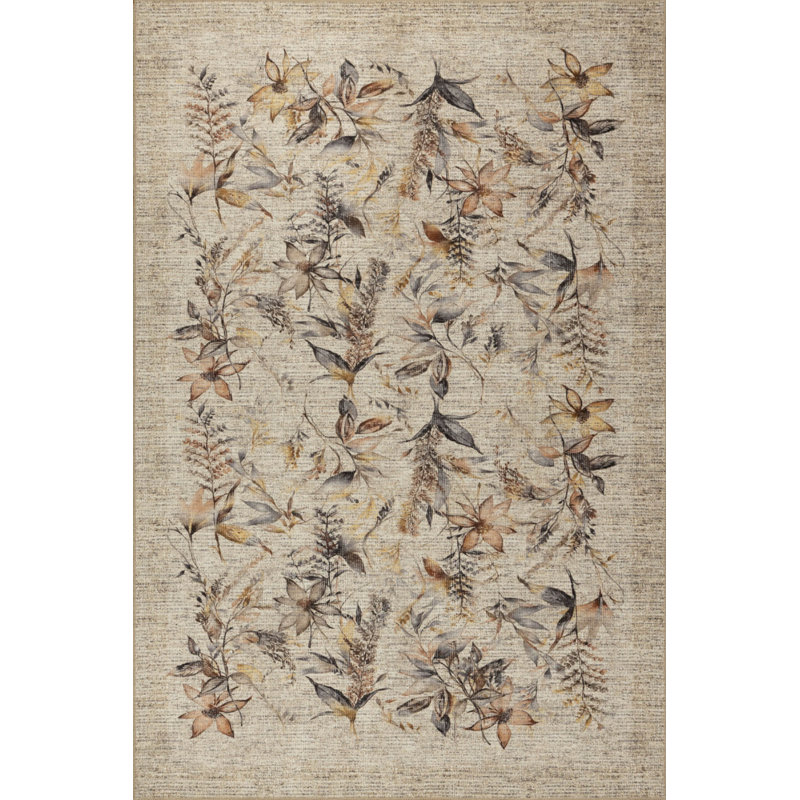 Tapis en chenille moderne Hattiesburg, Rectangle 3 pi 10 po x 5 pi 3 po
