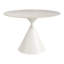 Table de salle à manger Plinn beige pâle et blanche