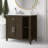Albans 37'' Single Bathroom Vanity with Vitreous China Top-641287689