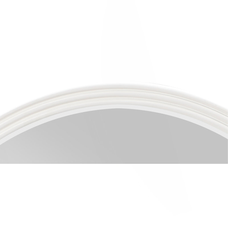 Carena Gray Round Mirror