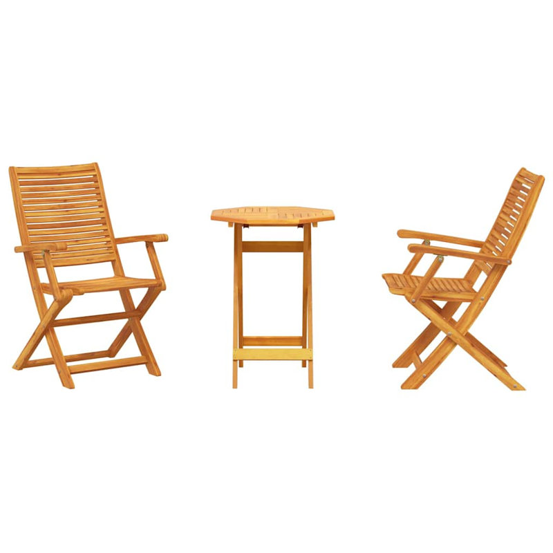 Patio Dining Set with, 98 cm H x 60 cm W x 60 cm D