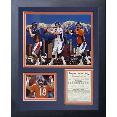 Peyton Manning SIGNED Pro Authentic Jersey Custom Framed – Awesome