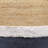 Anayelli Contemporary Hand-Made Jute/Cotton Upholstered Pouf
