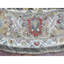 Tapis oriental gris en laine noué à la main 11 pi 7 po x 11 pi 7 po Peshawar avec motifs floraux DEEE7842D4CE47D0BB5384F4697809FC
