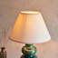 Monroe Ceramic, Steel And Brass Table Lamp