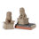 Han Dynasty Eclectic Stone Non-Skid Bookends